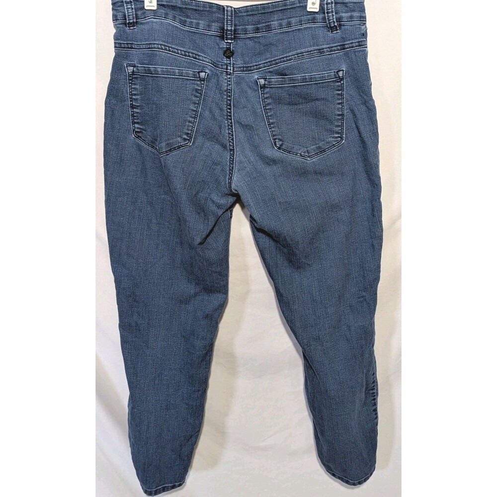 PrAna Organic Cotton Soma Slim Blue Jeans Womens 10/30 Stretch Denim Mid Rise - Picture 2 of 10